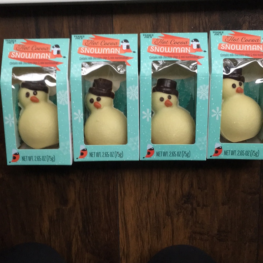 Hot Cocoa Snowman Trader Joe’s